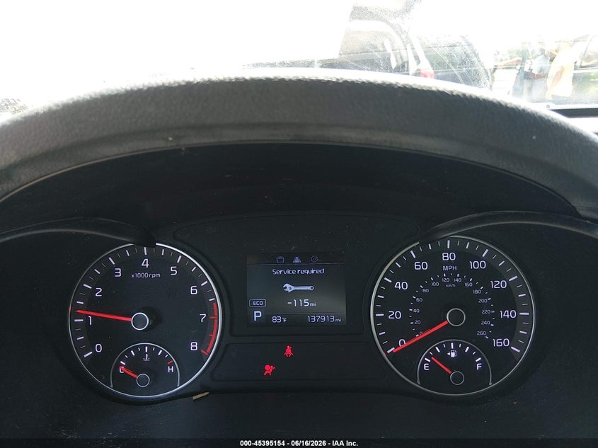 2019 Kia Optima VIN 5XXGT4L33KG321891 IAAI salvage auction — FRONT & REAR, Salvage (Arkansas), sold $1,450 on 2026-07-22 (photo 7)