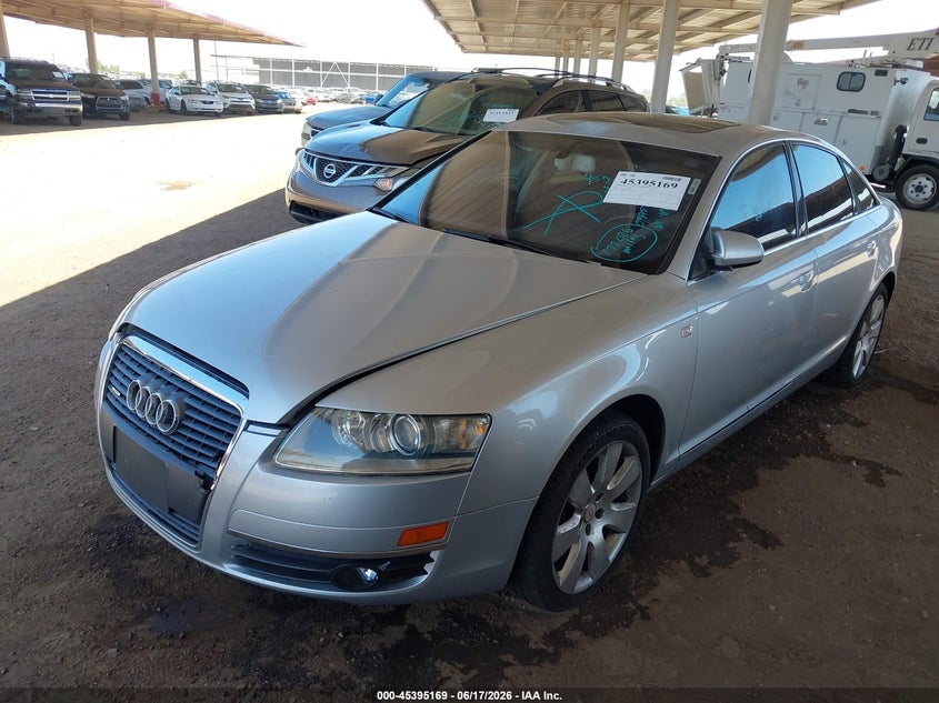 2006 Audi A6 VIN WAUDG74F86N039528 IAAI salvage auction — NORMAL WEAR, Clear (Arizona), sold $25 on 2026-07-28 (photo 2)