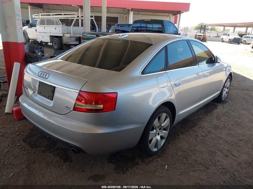 2006 Audi A6 VIN WAUDG74F86N039528 IAAI salvage auction — NORMAL WEAR, Clear (Arizona), sold $25 on 2026-07-28 (photo 4)