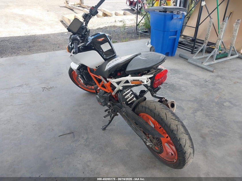 2018 Ktm 390 adventure VIN MD2JPJ40XJC257208 IAAI salvage auction — FRONT & REAR, Salvage Title, sold $25 on 2026-07-29 (photo 3)