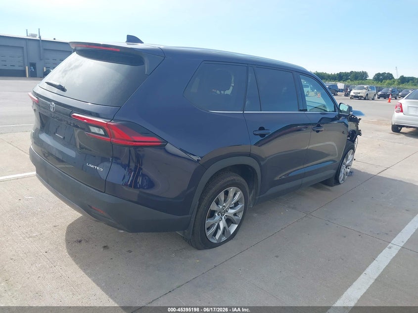 2026 Toyota Highlander VIN 5TDAAAB57TS130200 IAAI salvage auction — FRONT END, Salvage Title, sold $26,250 on 2026-07-31 (photo 4)