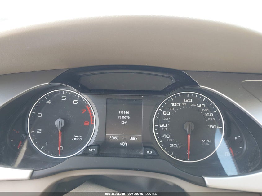 2011 Audi A4 VIN WAUFFAFL5BN038701 IAAI salvage auction — NORMAL WEAR, Original (Maine), sold $600 on 2026-07-06 (photo 7)