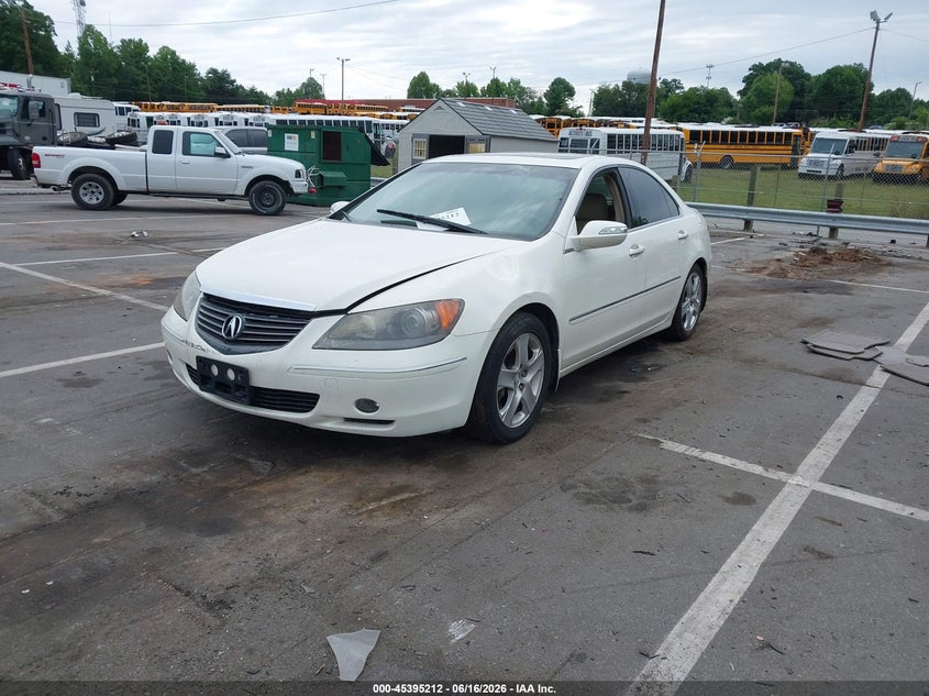 2008 Acura Rl VIN JH4KB16638C001950 IAAI salvage auction — REAR END, Salvage (North Carolina), sold $425 on 2026-07-30 (photo 2)