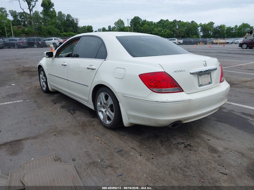 2008 Acura Rl VIN JH4KB16638C001950 IAAI salvage auction — REAR END, Salvage (North Carolina), sold $425 on 2026-07-30 (photo 3)