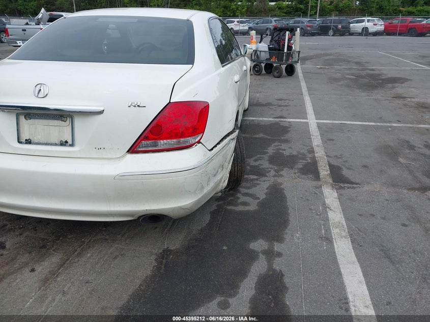 2008 Acura Rl VIN JH4KB16638C001950 IAAI salvage auction — REAR END, Salvage (North Carolina), sold $425 on 2026-07-30 (photo 6)