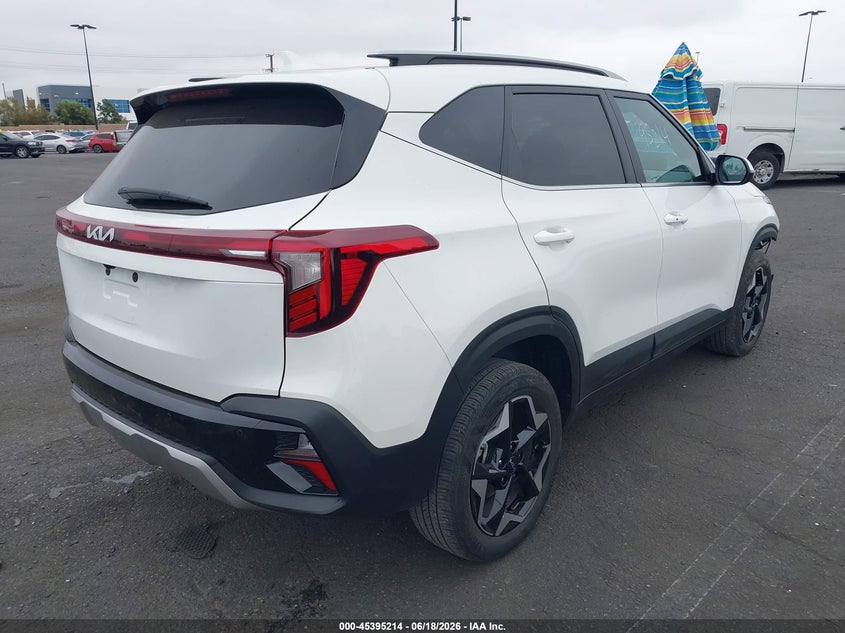 2025 Kia Seltos VIN KNDER2AA9S7733897 IAAI salvage auction — FRONT END, Salvage Title, sold $7,500 on 2026-07-08 (photo 4)