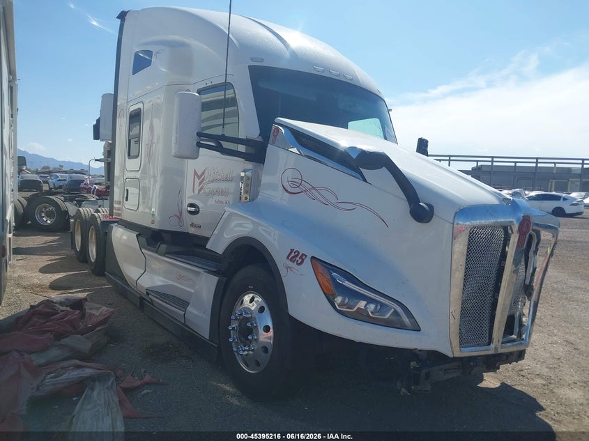 2024 Kenworth T680 VIN 1XKYDP9X7RJ312800 IAAI salvage auction — UNKNOWN, Clear (Kansas), sold $20,500 on 2026-08-19 (photo 1)