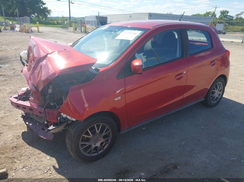 2017 Mitsubishi Mirage VIN ML32A3HJ7HH015793 IAAI salvage auction — FRONT END, Salvage (Tennessee), sold $25 on 2026-07-16 (photo 2)