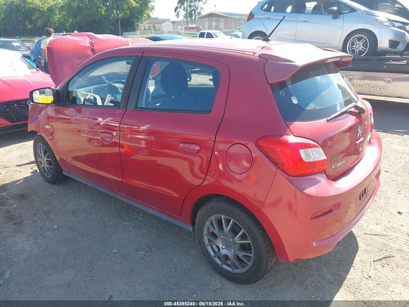 2017 Mitsubishi Mirage VIN ML32A3HJ7HH015793 IAAI salvage auction — FRONT END, Salvage (Tennessee), sold $25 on 2026-07-16 (photo 3)