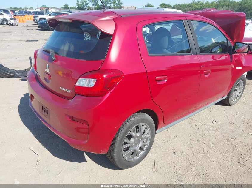 2017 Mitsubishi Mirage VIN ML32A3HJ7HH015793 IAAI salvage auction — FRONT END, Salvage (Tennessee), sold $25 on 2026-07-16 (photo 4)