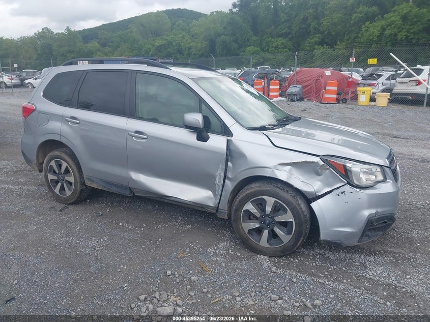 2018 Subaru Forester VIN JF2SJAGC8JH607537 IAAI salvage auction — LEFT SIDE, Salvage (Virginia), sold $50 on 2026-07-28 (photo 1)