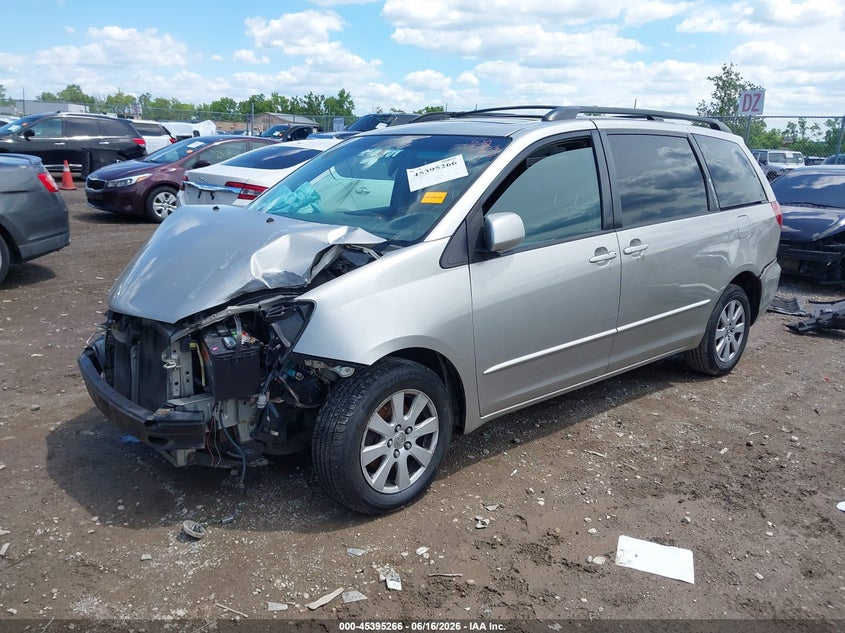 2005 Toyota Sienna VIN 5TDZA22C95S270274 IAAI salvage auction — FRONT END, Salvage (Ohio), sold $625 on 2026-07-09 (photo 2)