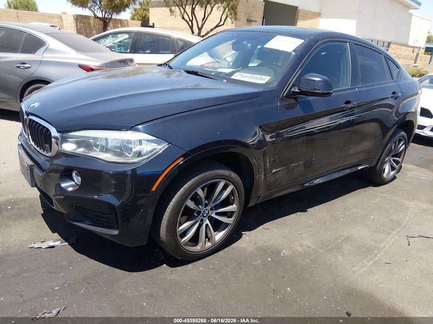 2016 BMW X6 VIN 5UXKU0C57G0F92884 IAAI salvage auction — SIDE, Salvage Title, sold $7,800 on 2026-07-17 (photo 2)