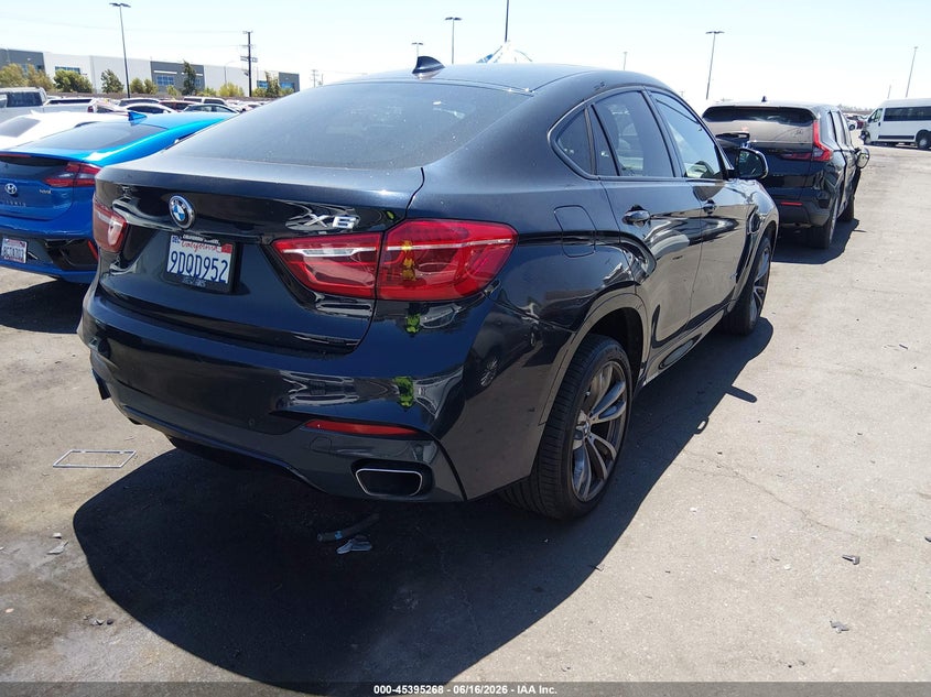 2016 BMW X6 VIN 5UXKU0C57G0F92884 IAAI salvage auction — SIDE, Salvage Title, sold $7,800 on 2026-07-17 (photo 4)