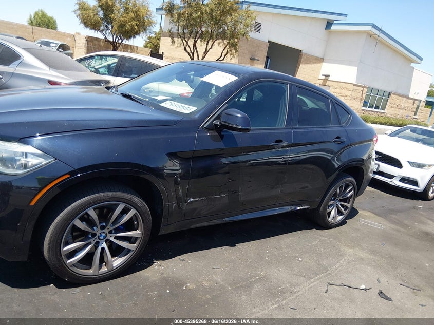 2016 BMW X6 VIN 5UXKU0C57G0F92884 IAAI salvage auction — SIDE, Salvage Title, sold $7,800 on 2026-07-17 (photo 6)