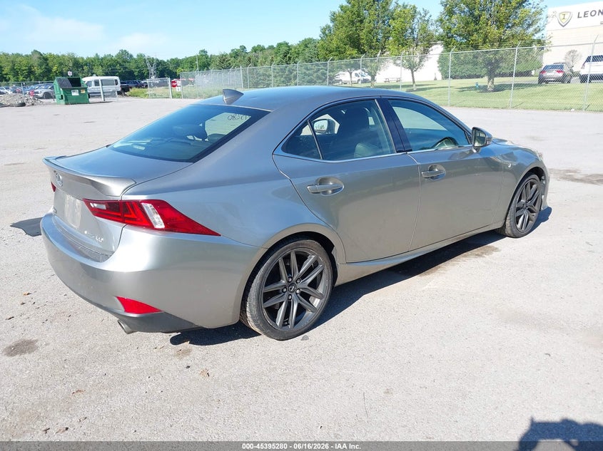 2016 Lexus Is VIN JTHCM1D23G5010973 IAAI salvage auction — LEFT FRONT, Mv-907A (New York), sold $6,700 on 2026-07-07 (photo 4)