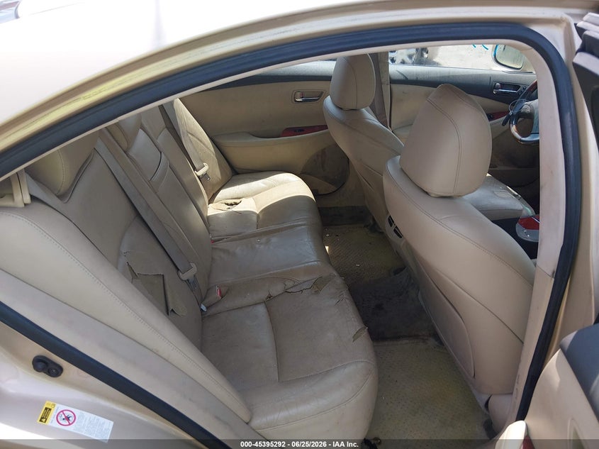 2008 Lexus Es 350 VIN JTHBJ46G682169410 IAAI salvage auction — NORMAL WEAR, Clear (Tennessee), sold $375 on 2026-07-23 (photo 8)