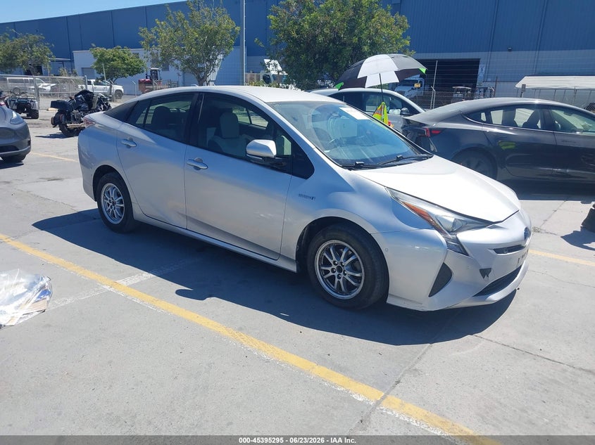 2017 Toyota Prius VIN JTDKBRFU6H3574792 IAAI salvage auction — SIDE, Salvage (California), sold $3,950 on 2026-07-06 (photo 1)