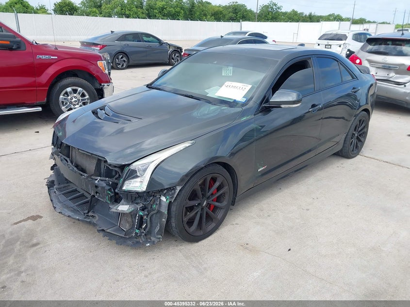 2017 Cadillac Ats-v VIN 1G6AN5SY8H0159059 IAAI salvage auction — FRONT END, Original (Texas), sold $7,875 on 2026-08-26 (photo 2)