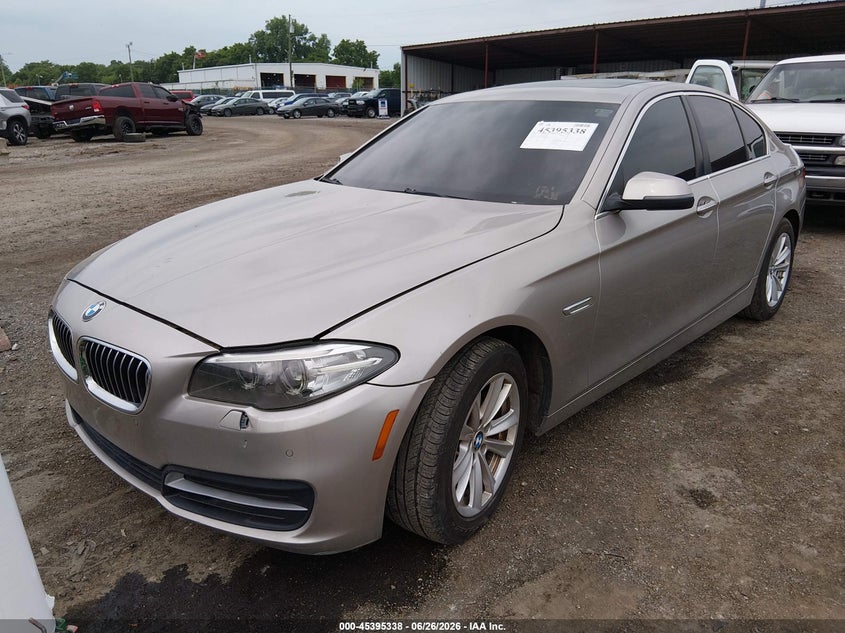 2014 BMW 5er VIN WBA5A7C57ED615614 IAAI salvage auction — NORMAL WEAR, Original (Ohio), sold $700 on 2026-08-01 (photo 2)