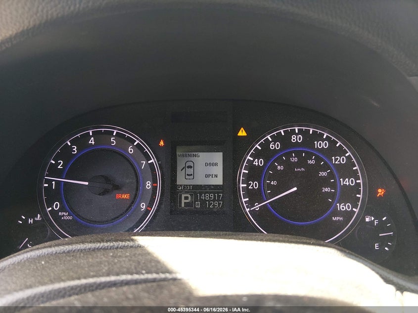2013 Infiniti G VIN JN1CV6AR1DM768859 IAAI salvage auction — LEFT REAR, Salvage (Colorado), sold $675 on 2026-07-28 (photo 7)