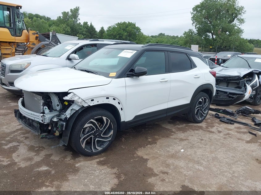 2024 Chevrolet Trailblazer VIN KL79MUSL6RB139445 IAAI salvage auction — FRONT END, Clear (Oklahoma), sold $10,000 on 2026-09-08 (photo 2)