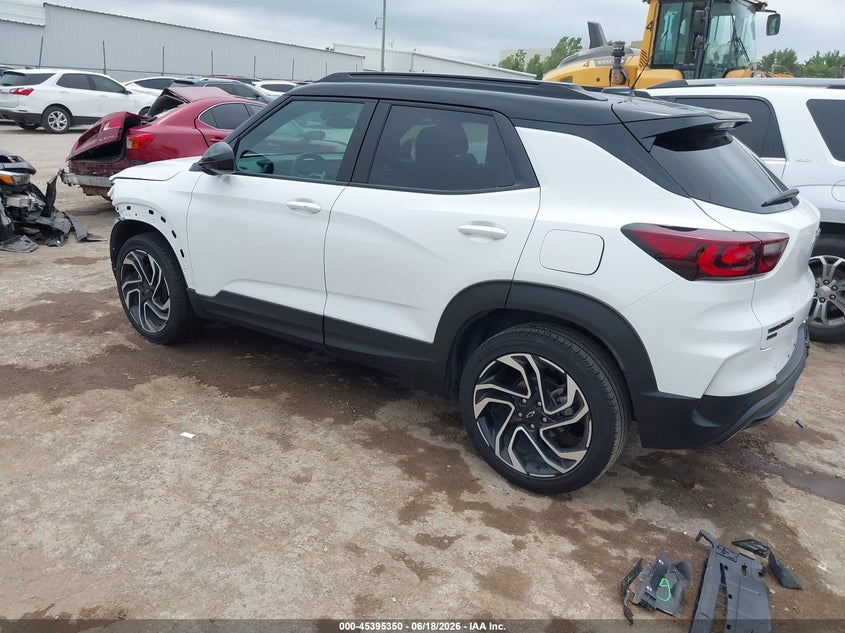 2024 Chevrolet Trailblazer VIN KL79MUSL6RB139445 IAAI salvage auction — FRONT END, Clear (Oklahoma), sold $10,000 on 2026-09-08 (photo 3)