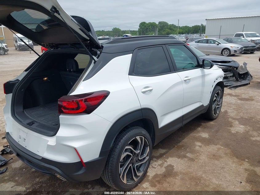 2024 Chevrolet Trailblazer VIN KL79MUSL6RB139445 IAAI salvage auction — FRONT END, Clear (Oklahoma), sold $10,000 on 2026-09-08 (photo 4)