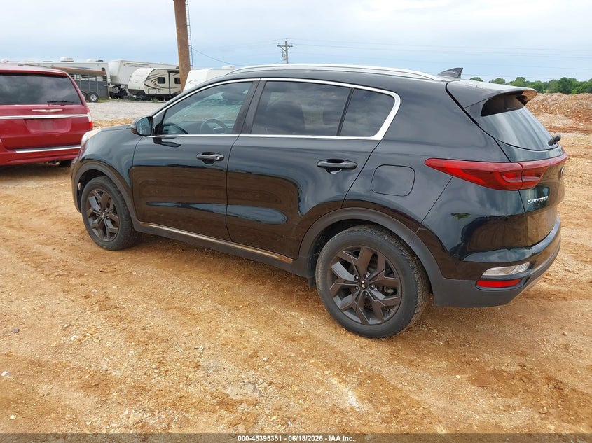 2020 Kia Sportage VIN KNDP63AC8L7764634 IAAI salvage auction — HAIL, Clear (Missouri), sold $850 on 2026-07-27 (photo 3)