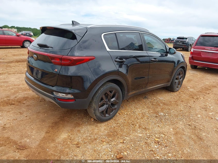 2020 Kia Sportage VIN KNDP63AC8L7764634 IAAI salvage auction — HAIL, Clear (Missouri), sold $850 on 2026-07-27 (photo 4)