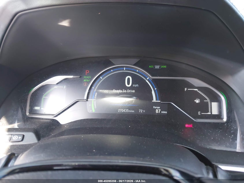 2018 Honda Clarity VIN JHMZC5F33JC002482 IAAI salvage auction — LEFT FRONT, Salvage Title, sold $2,650 on 2026-07-23 (photo 7)