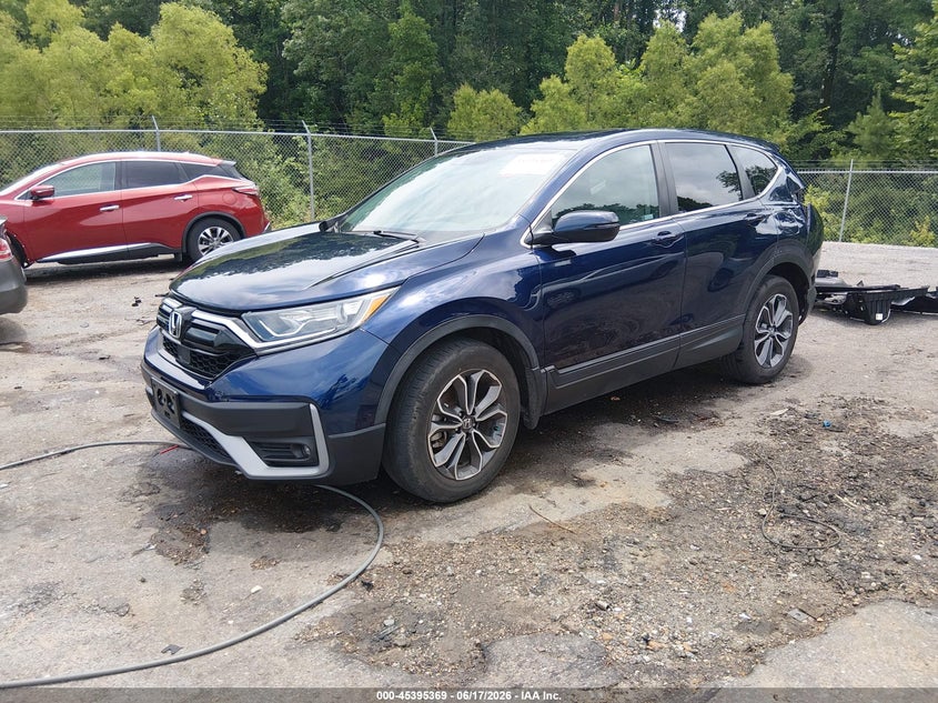 2022 Honda Cr-v VIN 2HKRW1H84NH403804 IAAI salvage auction — REAR END, Salvage (Mississippi), sold $9,000 on 2026-07-29 (photo 2)