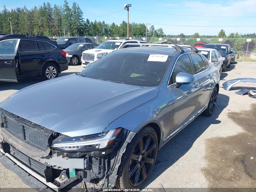 2017 Volvo S90 VIN YV1A22ML6H1001510 IAAI salvage auction — FRONT END, Salvage Title, sold $25 on 2026-07-29 (photo 2)