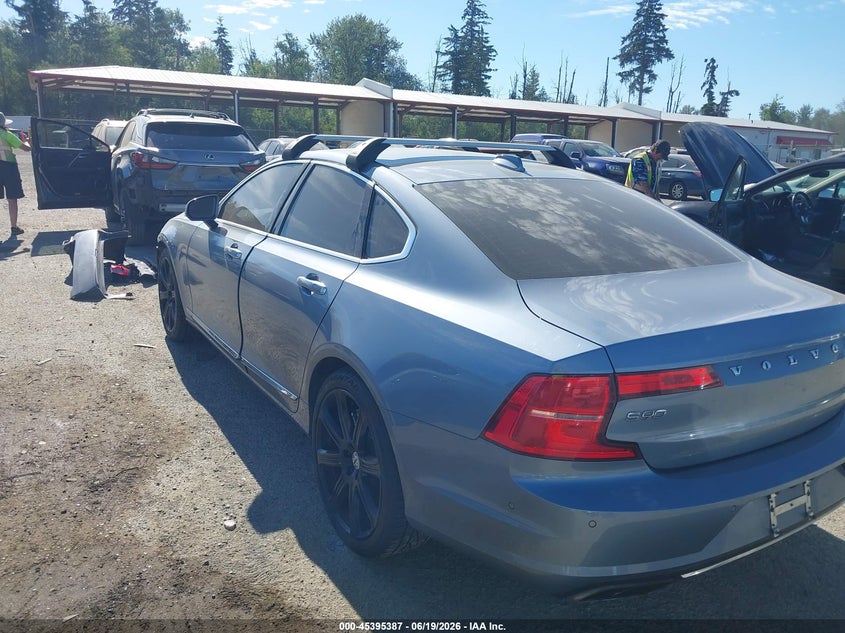 2017 Volvo S90 VIN YV1A22ML6H1001510 IAAI salvage auction — FRONT END, Salvage Title, sold $25 on 2026-07-29 (photo 3)
