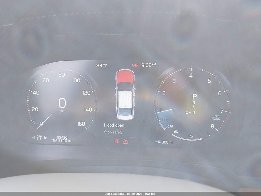 2017 Volvo S90 VIN YV1A22ML6H1001510 IAAI salvage auction — FRONT END, Salvage Title, sold $25 on 2026-07-29 (photo 7)
