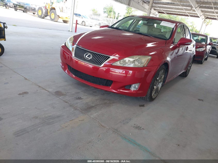 2010 Lexus Is 250 VIN JTHBF5C29A5112574 IAAI salvage auction — FRONT END, Rebuildable (Florida), sold $975 on 2026-07-15 (photo 2)
