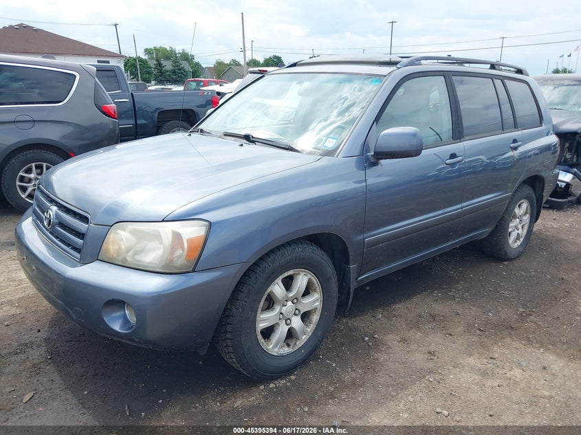 2006 Toyota Highlander VIN JTEEP21A160186446 IAAI salvage auction — NORMAL WEAR, Clear (New York), sold $775 on 2026-07-08 (photo 2)