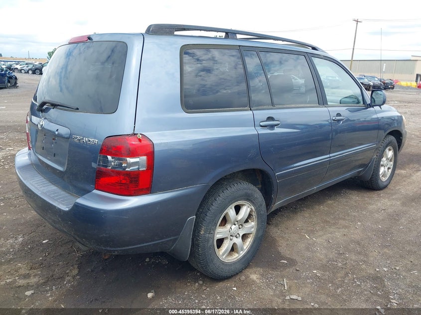 2006 Toyota Highlander VIN JTEEP21A160186446 IAAI salvage auction — NORMAL WEAR, Clear (New York), sold $775 on 2026-07-08 (photo 4)
