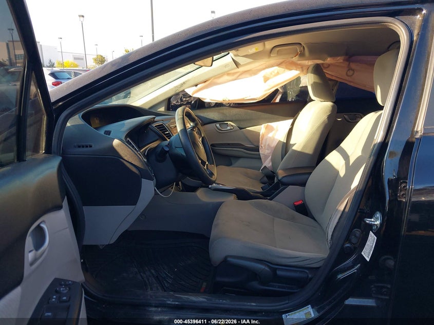 2013 Honda Civic VIN 19XFB2F54DE252558 IAAI salvage auction — SIDE, Salvage Certificate (California), sold $2,375 on 2026-07-10 (photo 5)