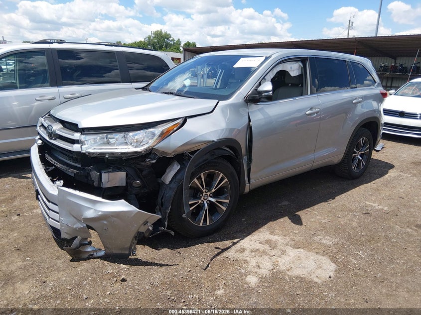 2018 Toyota Highlander VIN 5TDZZRFH6JS279368 IAAI salvage auction — FRONT END, Salvage (Ohio), sold $4,550 on 2026-07-22 (photo 2)