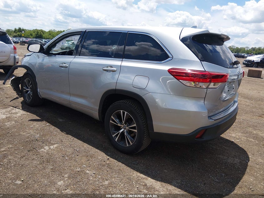 2018 Toyota Highlander VIN 5TDZZRFH6JS279368 IAAI salvage auction — FRONT END, Salvage (Ohio), sold $4,550 on 2026-07-22 (photo 3)