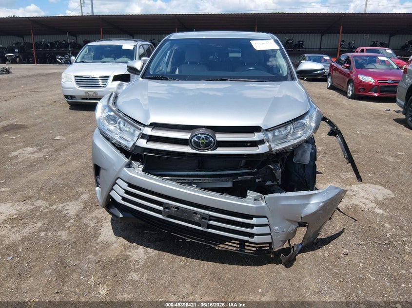 2018 Toyota Highlander VIN 5TDZZRFH6JS279368 IAAI salvage auction — FRONT END, Salvage (Ohio), sold $4,550 on 2026-07-22 (photo 6)