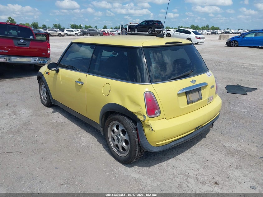 2006 Mini Cooper VIN WMWRC33506TJ74565 IAAI salvage auction — LEFT REAR, Original (Texas), sold $900 on 2026-08-05 (photo 3)