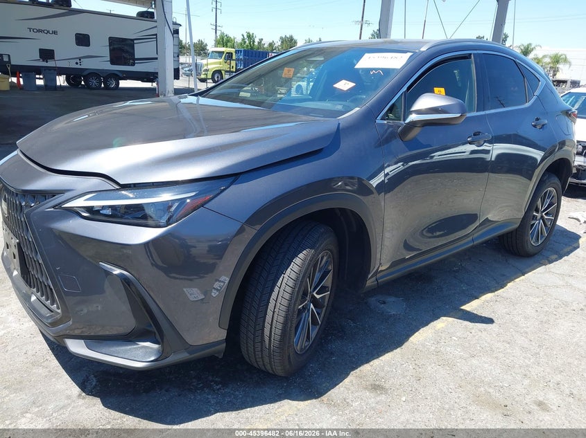 2024 Lexus Nx VIN JTJADCAZ0R5013769 IAAI salvage auction — FRONT END, Salvage (California), sold $11,950 on 2026-07-07 (photo 2)