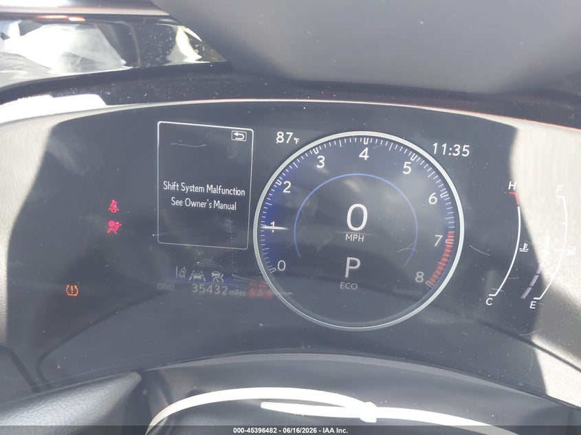 2024 Lexus Nx VIN JTJADCAZ0R5013769 IAAI salvage auction — FRONT END, Salvage (California), sold $11,950 on 2026-07-07 (photo 7)