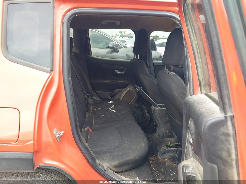 2016 Jeep Renegade VIN ZACCJABT7GPD85391 IAAI salvage auction — NORMAL WEAR, Original (Texas), sold $1,100 on 2026-07-16 (photo 8)