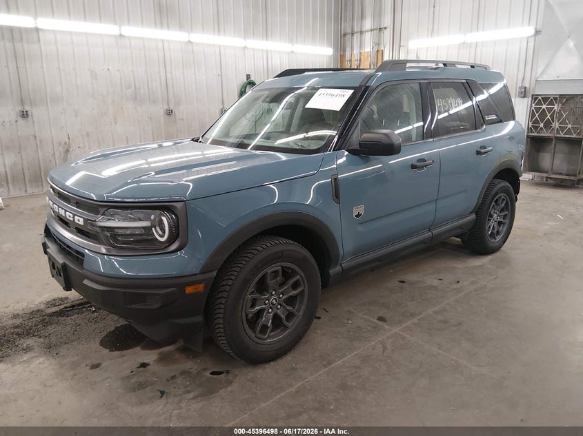 2023 Ford Bronco sport VIN 3FMCR9B62PRD66511 IAAI salvage auction — REAR END, Salvage Title, sold $8,150 on 2026-08-18 (photo 2)