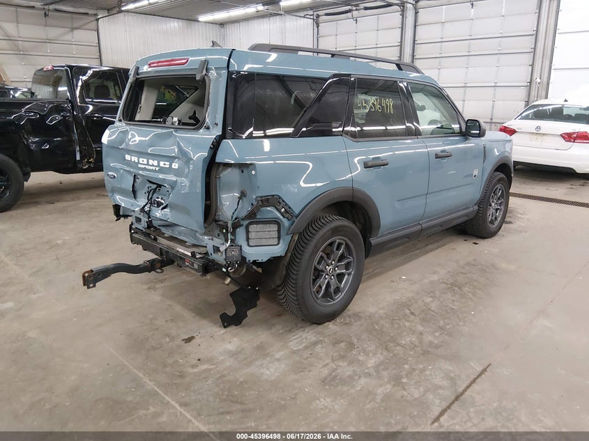 2023 Ford Bronco sport VIN 3FMCR9B62PRD66511 IAAI salvage auction — REAR END, Salvage Title, sold $8,150 on 2026-08-18 (photo 4)