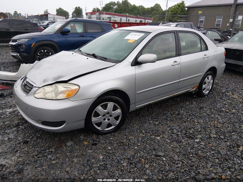 2006 Toyota Corolla VIN JTDBR32E960086670 IAAI salvage auction — RIGHT FRONT, Salvage (West Virginia), sold $375 on 2026-07-23 (photo 2)