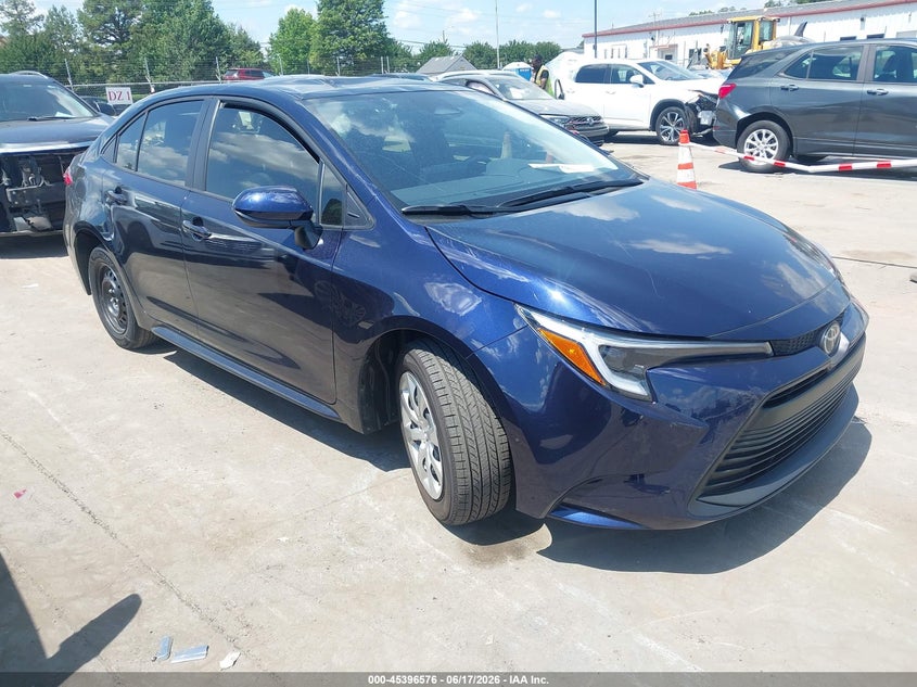 2026 Toyota Corolla VIN JTDBCMFE3T3126527 IAAI salvage auction — FRONT & REAR, Salvage Title, sold $1,050 on 2026-07-29 (photo 1)